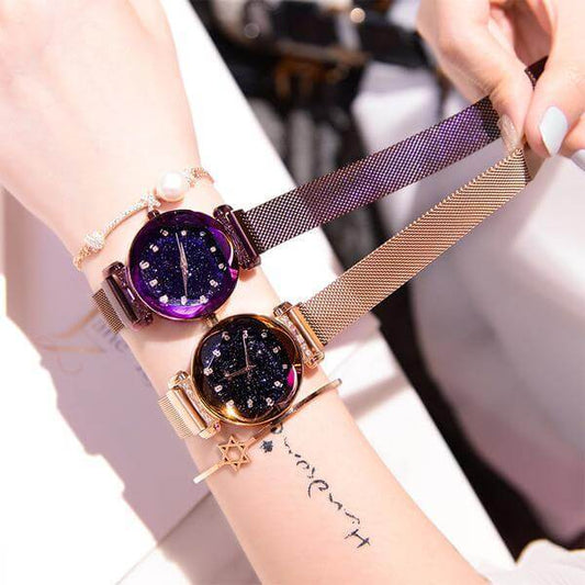 Women Starry Sky Watch