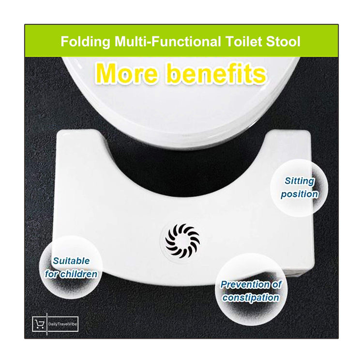 Folding Multi-Functional Toilet Stool