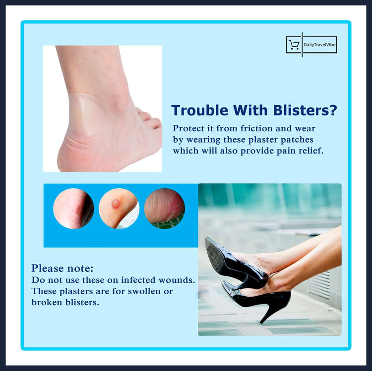 Miracle Heel Blister Plaster (4 pcs/set)