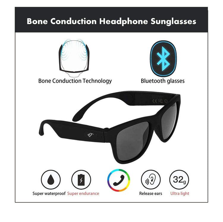 Bone Conduction Headphone Sunglasses