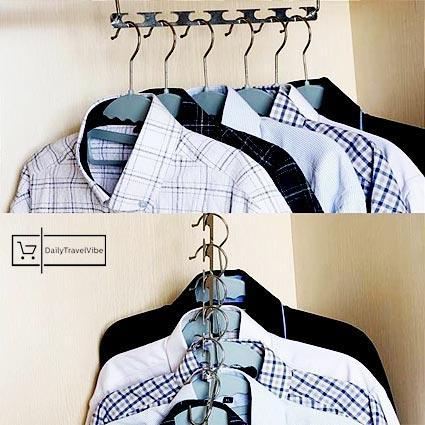 Magic Metal Hangers with Hook (6 Packs)