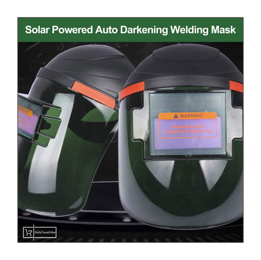 Solar Powered Auto Darkening Welding Mask