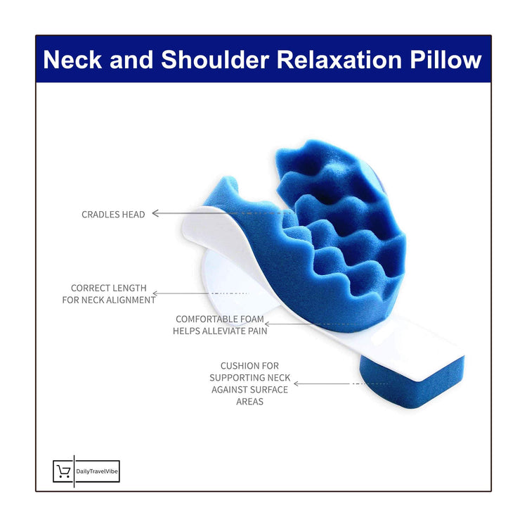 Neck and Shoulder Relaxation Pillow