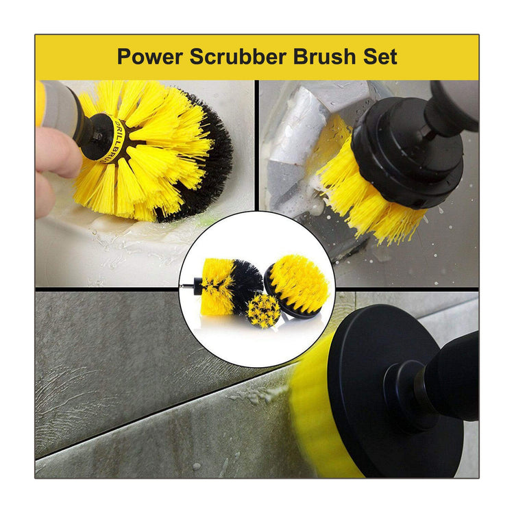 Power Scrubber Brush Set