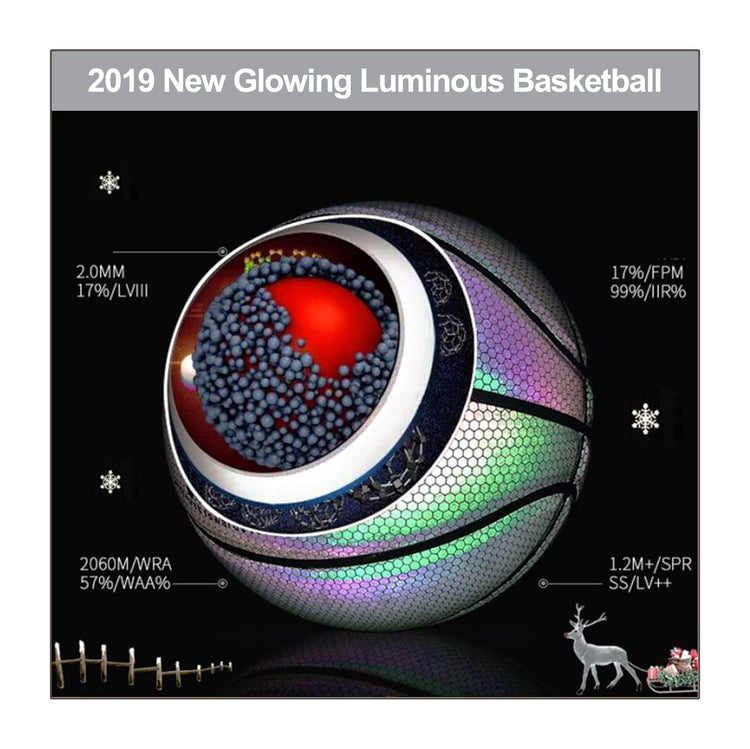 2019 New Glowing Luminous Basketball