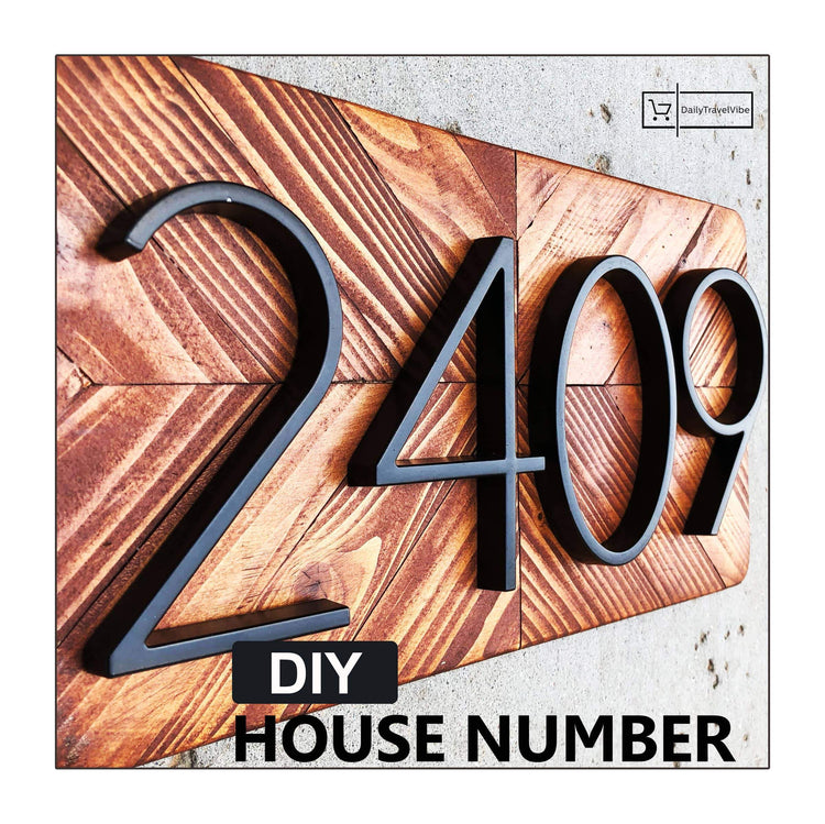 DIY House number