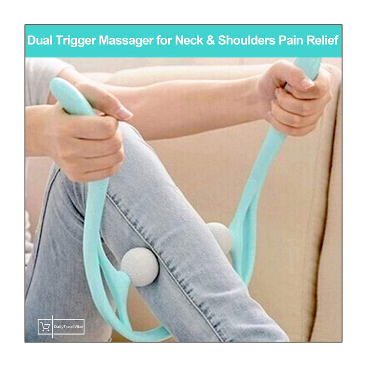 Dual Trigger Massager for Neck & Shoulders Pain Relief