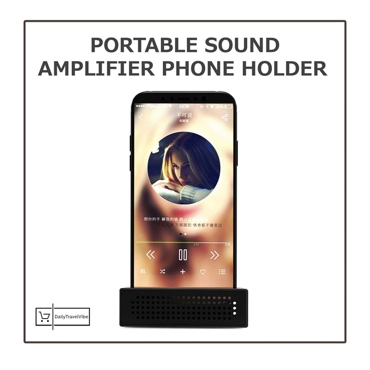 Portable Sound Amplifier Phone Holder