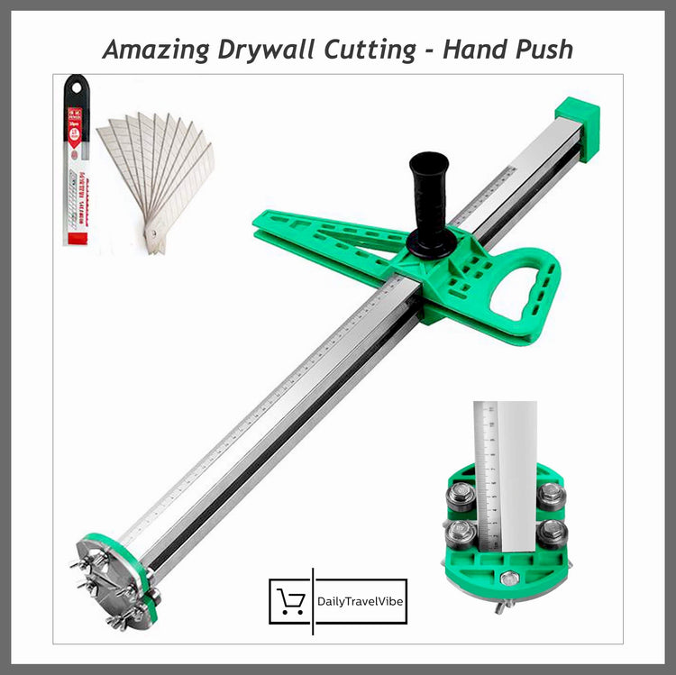 Amazing Drywall Cutting - Hand Push