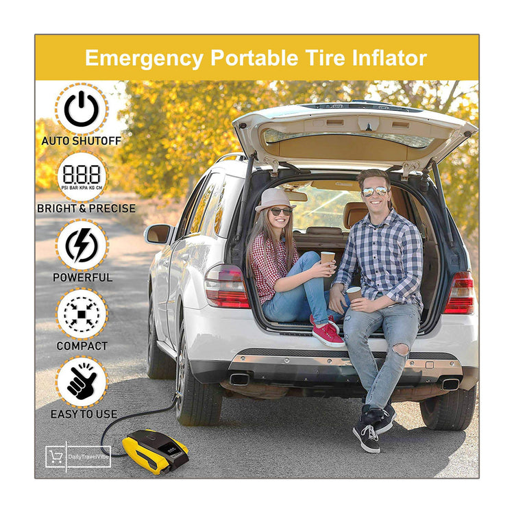 Emergency Portable Tire Inflator