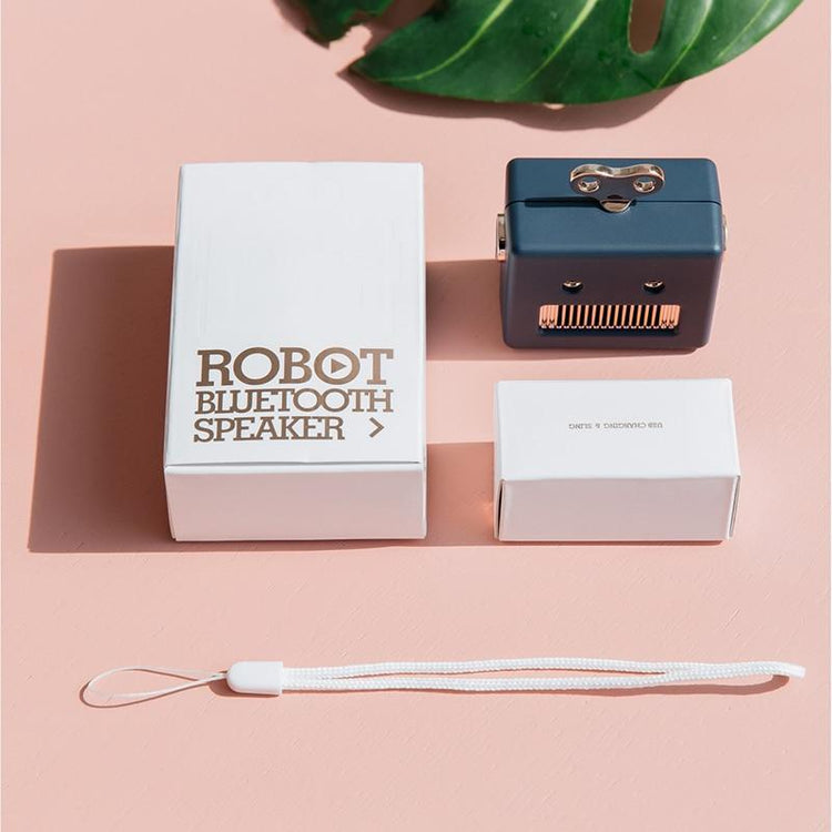 Mini Robot Bluetooth Speaker