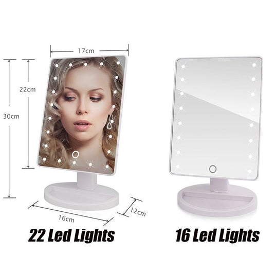 Makeup Touch Screen Mirror (With Led Lights)