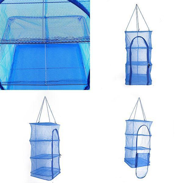 Multi-function Folding Fish Mesh Hanging Drying Net Food Dehydrator