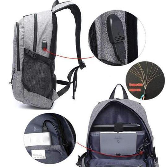 USB Shoulder Sports Basketball Bag