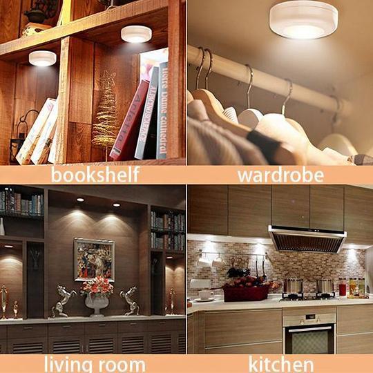 Colour-changing remote-controlled LED wireless-Buy more save more!!