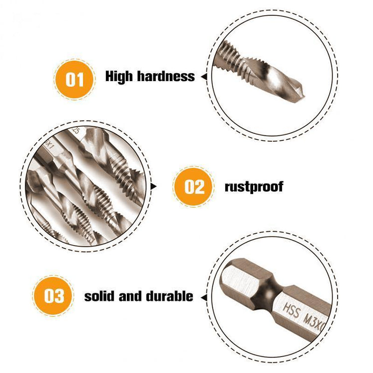 Composite Tap Drill Bit Set