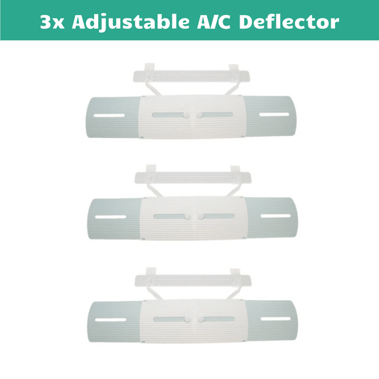 3x Adjustable Air Conditioner Deflector