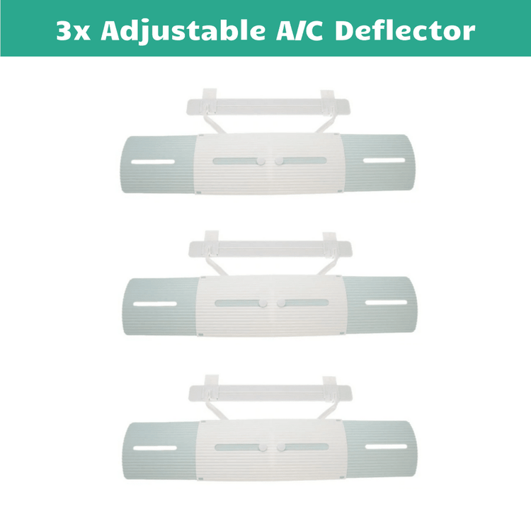 3x Adjustable Air Conditioner Deflector