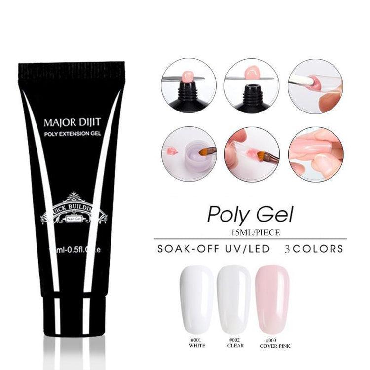 Poly Gel Nail Extension Kit