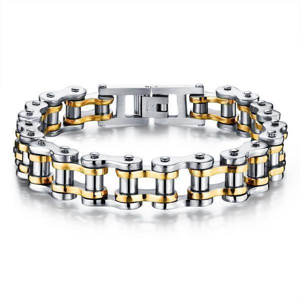 Cool Stainless Steel Men's Biker Chain Bracelets