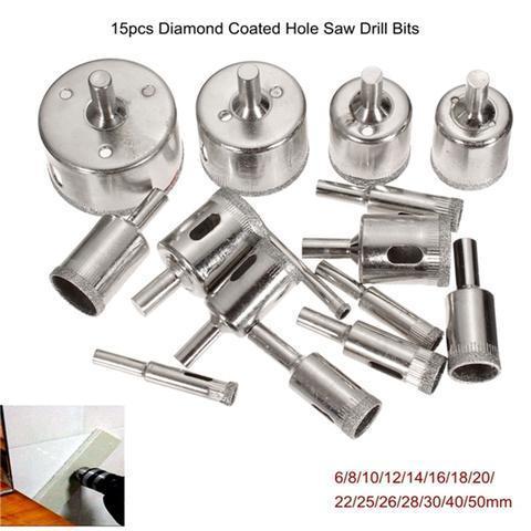 Diamond Hole Saw Drill Bit Set