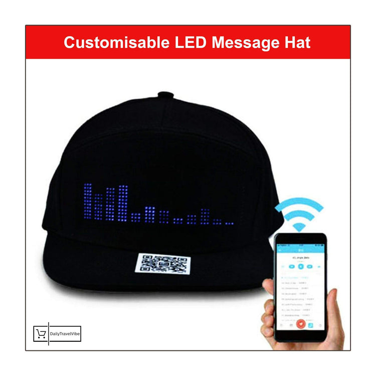 Customisable LED Message Hat