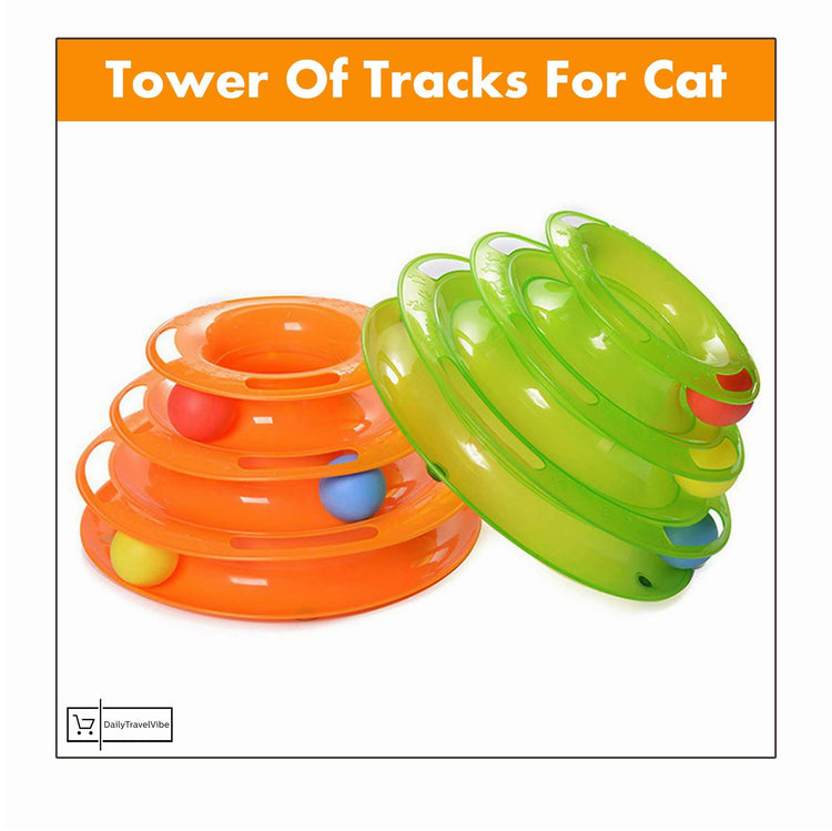 Tower Of Tracks For Cat