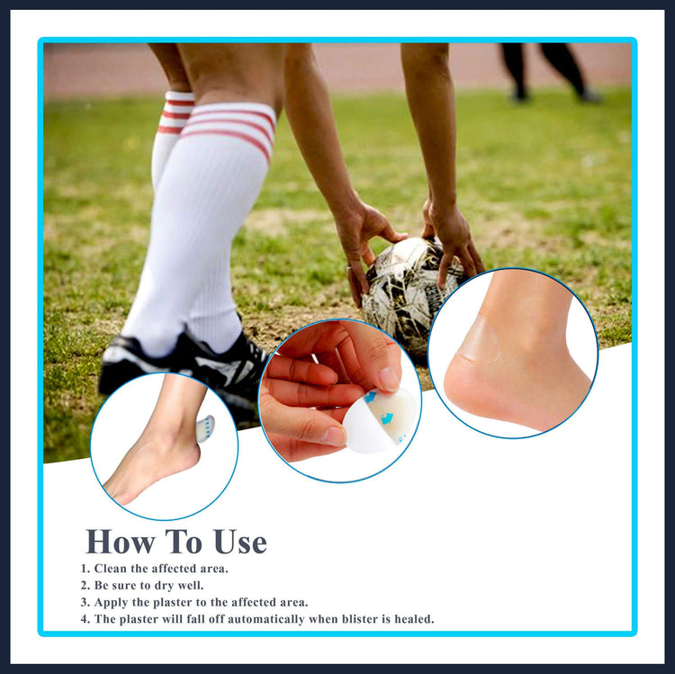 Miracle Heel Blister Plaster (4 pcs/set)