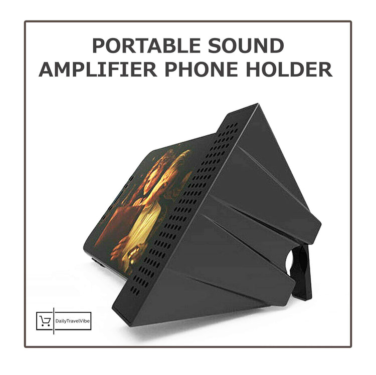 Portable Sound Amplifier Phone Holder