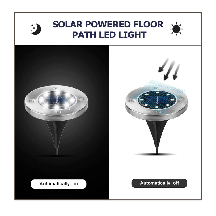 Solar Powered Floor Path LED Light