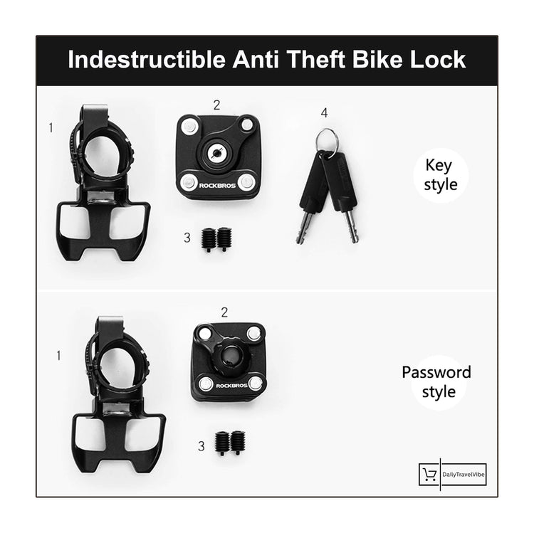 Indestructible Anti Theft Bike Lock