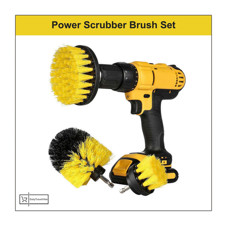 Power Scrubber Brush Set