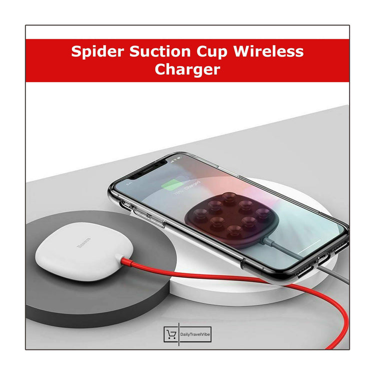 Spider Suction Cup Wireless Charger