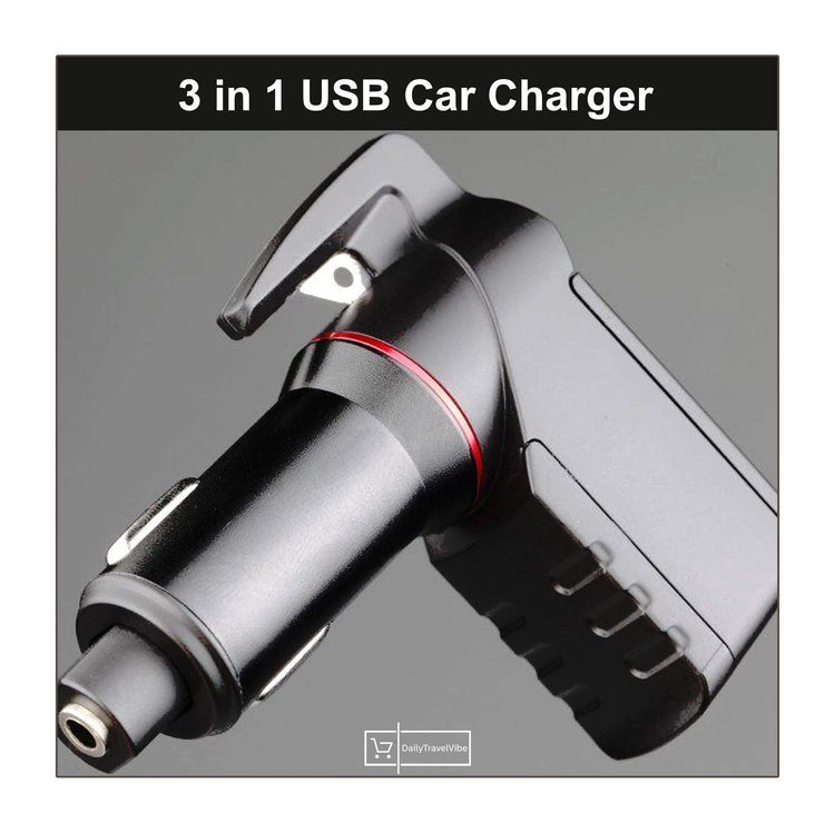 3 in 1 USB Car Charger