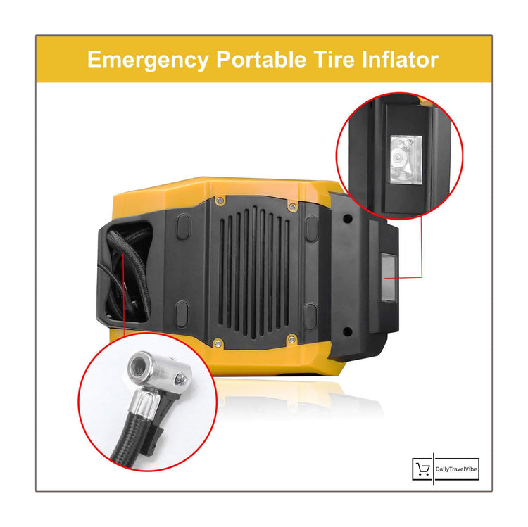 Emergency Portable Tire Inflator