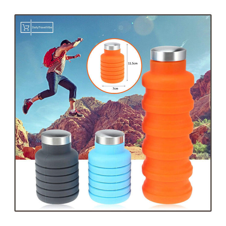 Space-Saving Collapsible Water Bottle