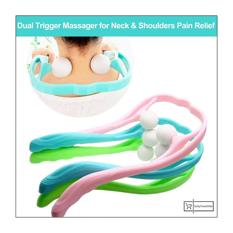 Dual Trigger Massager for Neck & Shoulders Pain Relief