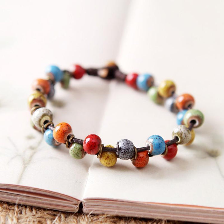 Handmade Colorful Ceramic Bracelets