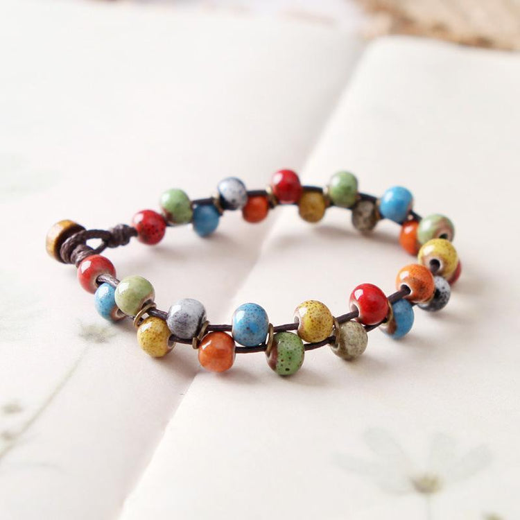 Handmade Colorful Ceramic Bracelets