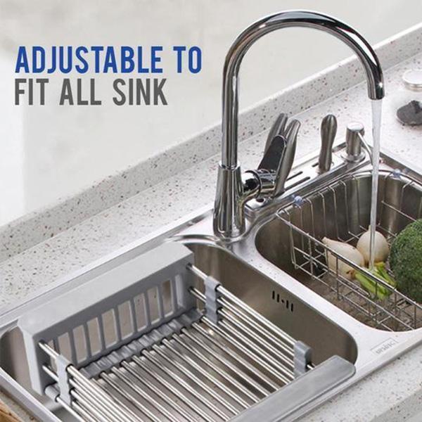 Kitchen Retractable Drainer Rack