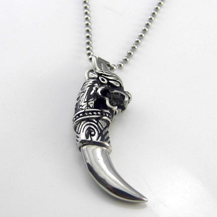 Gallant Dragon Titanium Pendant Necklaces