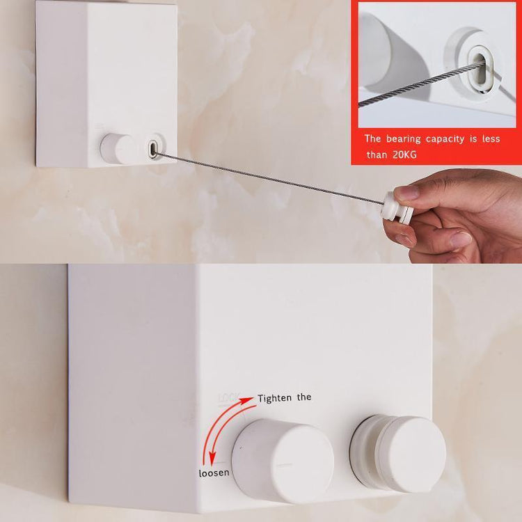 Telescopic Stainless String Invisible Clothesline