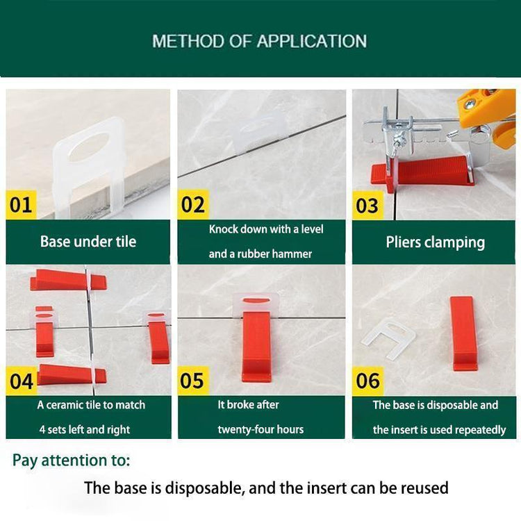 Tile Leveling System Leveler Locator (1 Set)