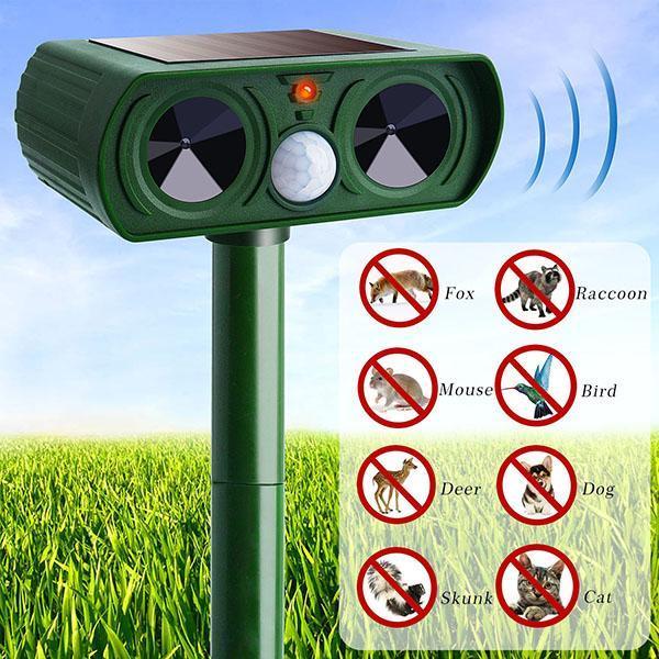 Animals Repeller Solar Power Repellent Deterrent Outdoor Home Garden