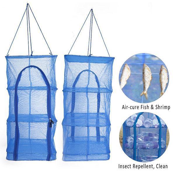 Multi-function Folding Fish Mesh Hanging Drying Net Food Dehydrator