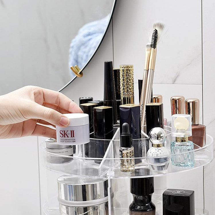 360 Rotating Adjustable Makeup Organizer