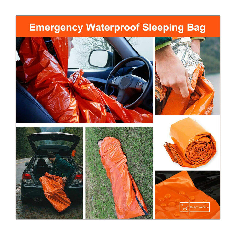 8x Emergency Waterproof Sleeping Bag