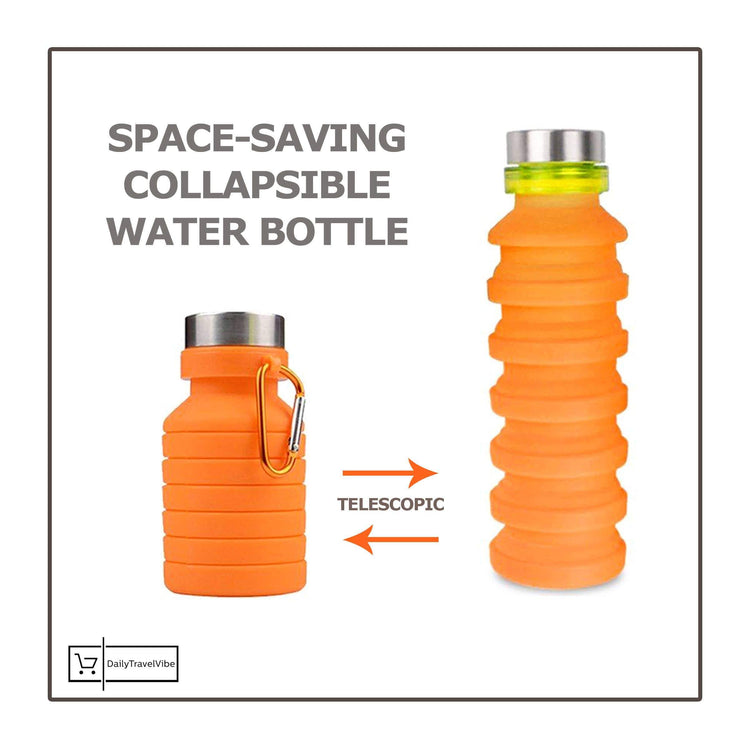 Space-Saving Collapsible Water Bottle