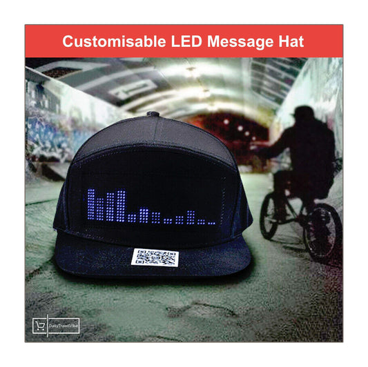 Customisable LED Message Hat