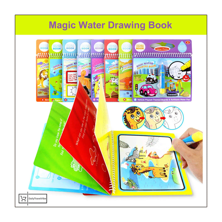 Magic Water Drawing Book